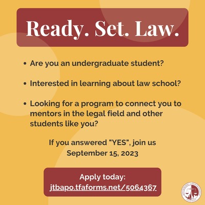 Yellow and maroon background, text describing students who could be interested, link to register.