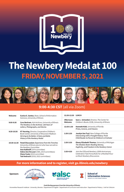 Newbery Medal at 100 Event Poster