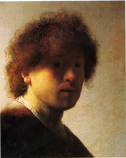 Rembrandt, early selfie