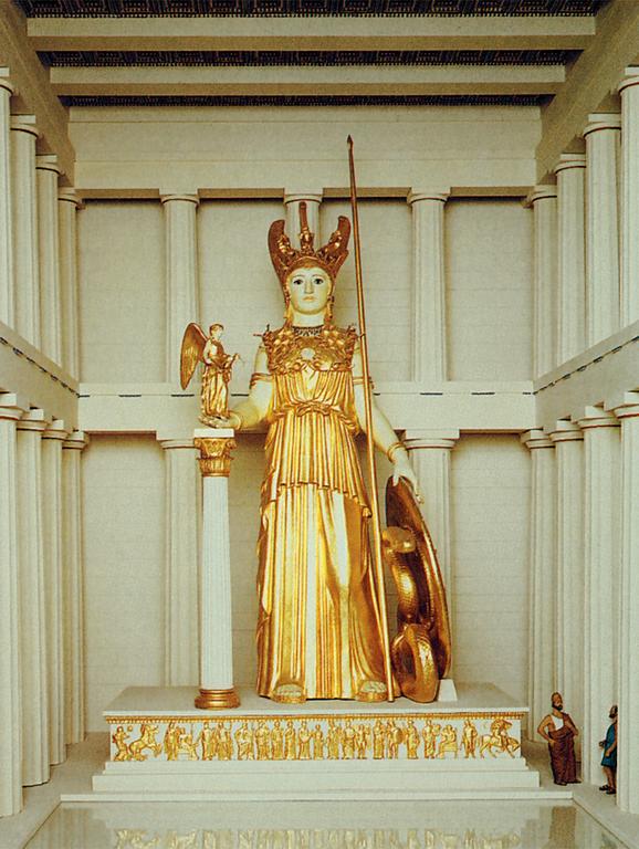 Athena Parthenos, by Phidias (reconstruction)