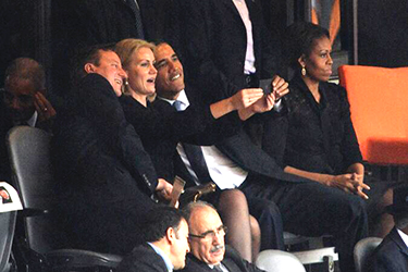 The Obama selfie was not irreverent, and it was not the Obama selfie