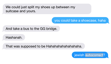 Jewish autocorrect?