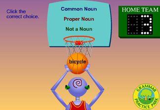 noun game another noun game shows a basketball hoop and asks if