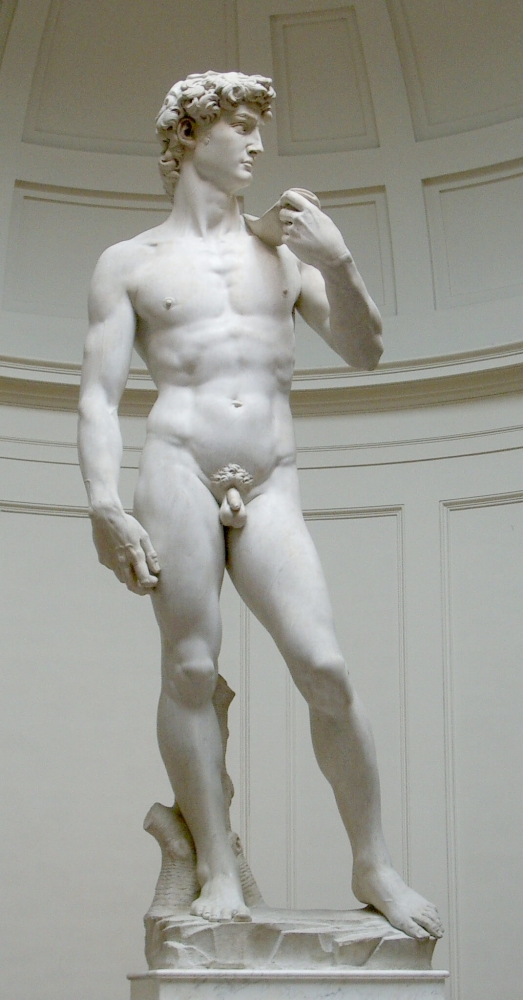 Michelangelo’s statue of David