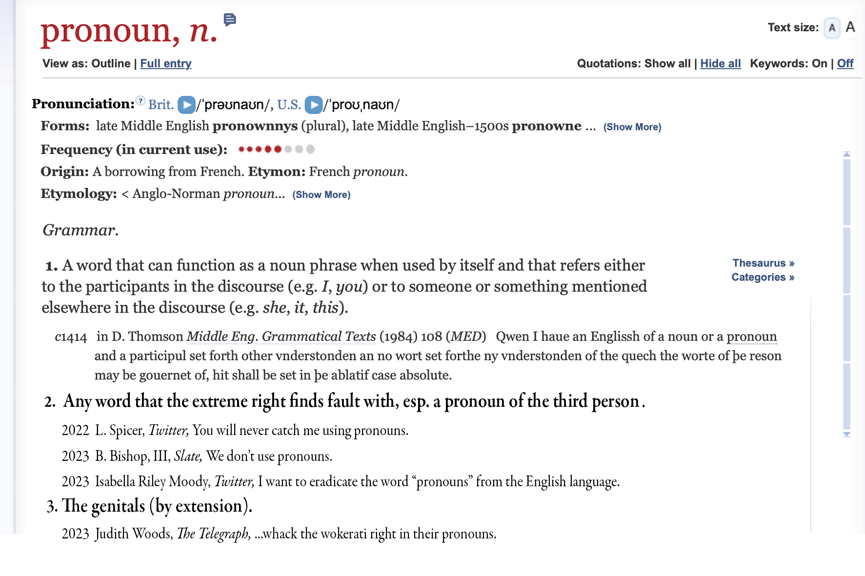 What a revised definition of a pronoun might look like in states like Florida, Arizona, Texas, and Tennessee