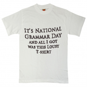 tshirt T-shirt reading,