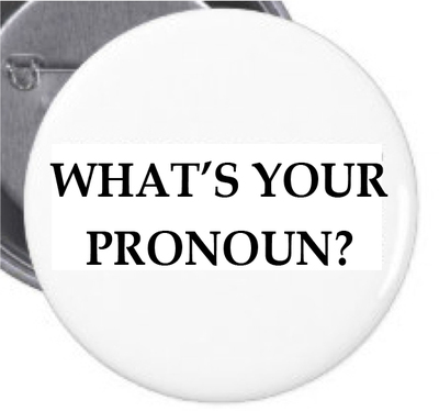 What's your pronoun? button