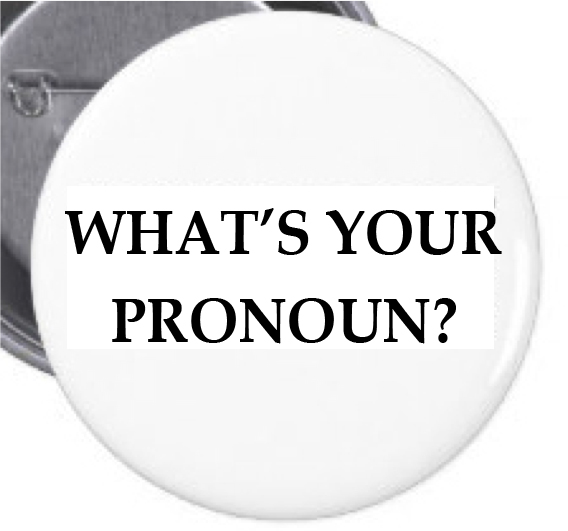 What's your pronoun? button