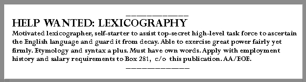 lexad.jpg Help wanted: Lexicography