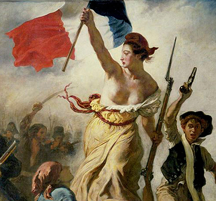 La Marianne, symbol of the French Revolution
