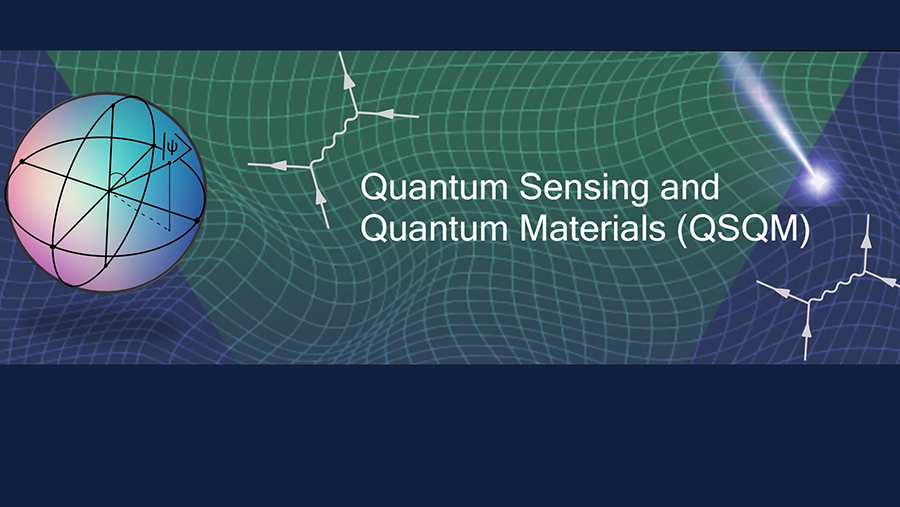 banner for the University of Illinois's Center for Quantum Sensing and Quantum Materials, a Department of Energy Frontier Research Center headed by Peter Abbamonte