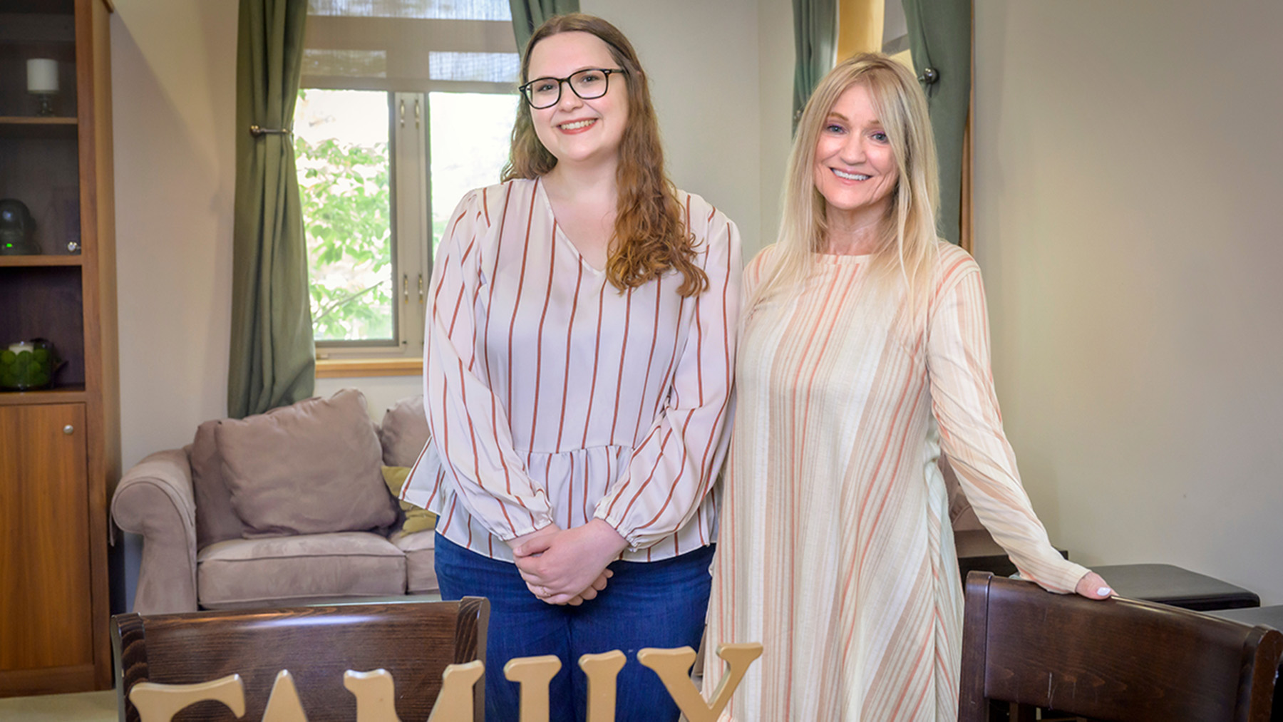 Graduate student Samantha Iwinski and Kelly Bost, a professor of human development and family studies, were co-authors of the study.  Photo by Fred Zwicky