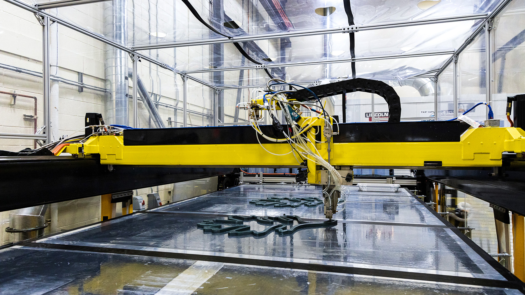an industrial size 3D printer. Photo courtesy Oak Ridge National Lab