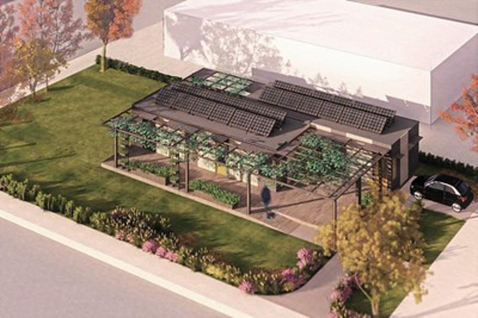 The ADAPTHAUS designed and build by the students at the University of Illinois for the 2020 Solar Decathlon GRAPHIC COURTESY OF THE ADAPTHAUS AT THE UNIVERSITY OF ILLINOIS