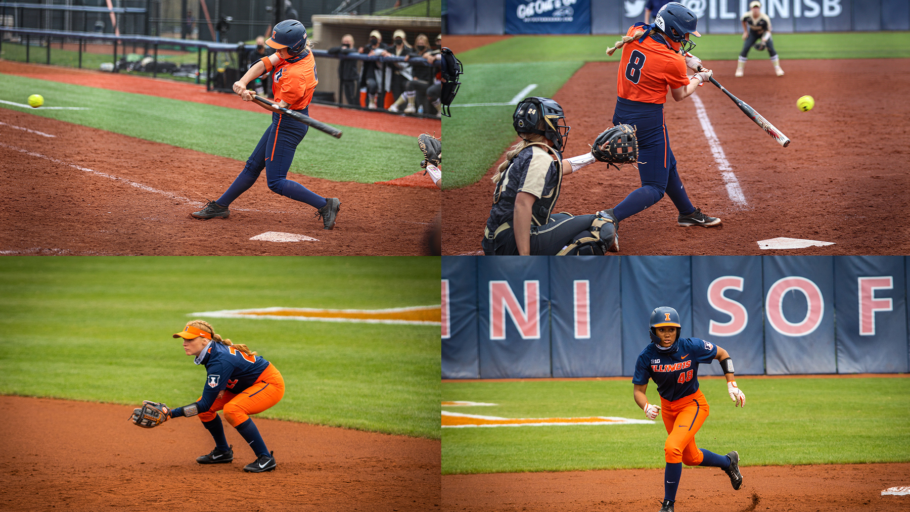 honorees  Kailee Powell, Delaney Rummell, Avrey Steiner, and Jaelyn Vickery