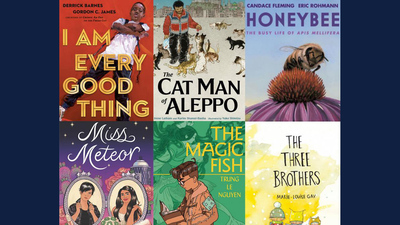 sampling of covers of the 2020 Blue Ribbon books