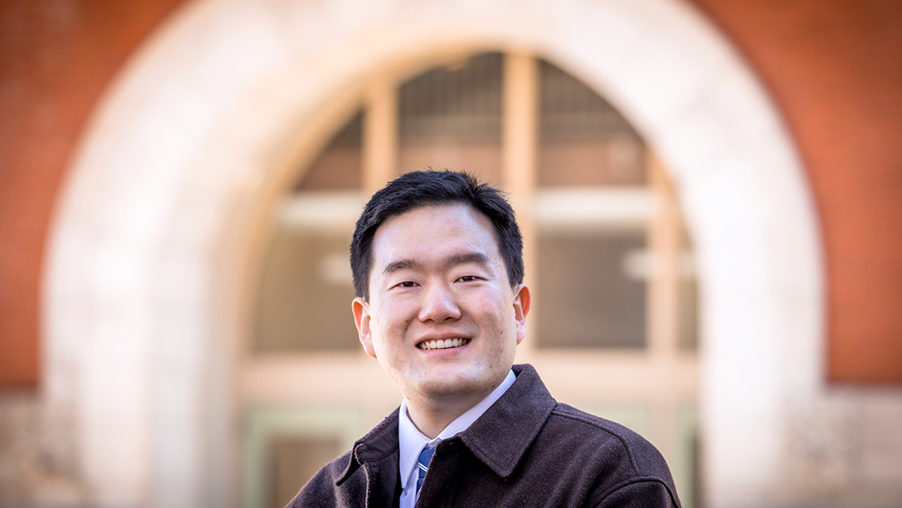 Junghwan Kim, a graduate student in geography and geographic information science at the U. of I., co-led a study of people’s attitudes toward sharing their geographic data with public health officials.   Photo by L. Brian Stauffer