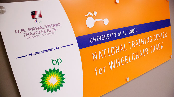 The U. of I. facility for wheelchair track and road racing was designated as a U.S. Paralympic training site in 2014.