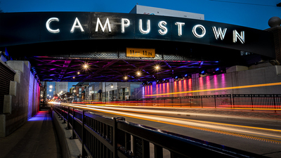 'campustown' signage on Green Street