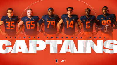 compiled image of the six team captains in uniform