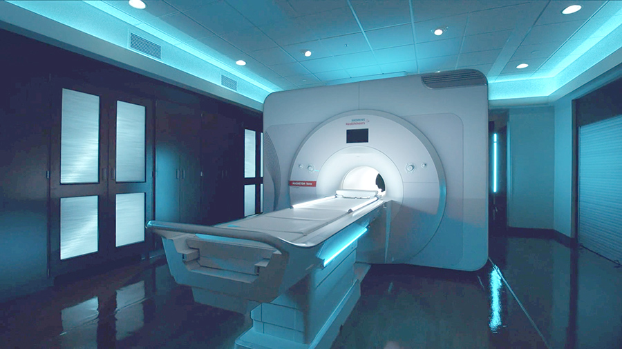 The Siemens Healthineers MAGNETOM Terra 7 Tesla MRI scanner located at the Carle Illinois Advanced Imaging Center