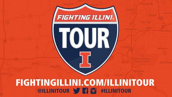graphic image for fighting illini tour