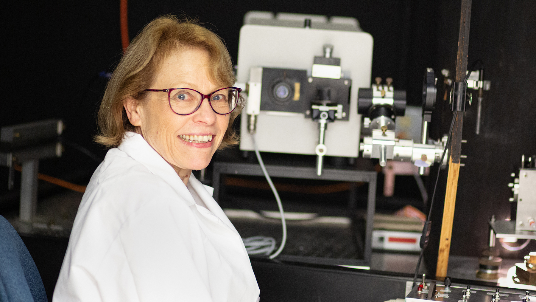 University of Illinois professor Deborah Leckband led a study that revealed how Velcro-like cellular proteins called cadherins sense tissue mechanics to regulate cell communication and biological tissue growth.  Photo courtesy Claire Benjamin
