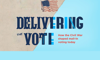 graphic - Delivering the vote: how the civil war shaped mail-in voting today
