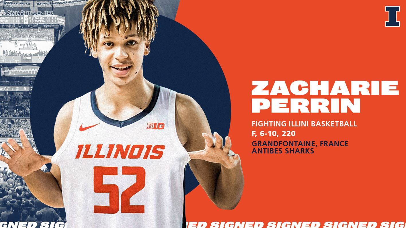 Zacharie Perrin joins Fighting Illini Basketball