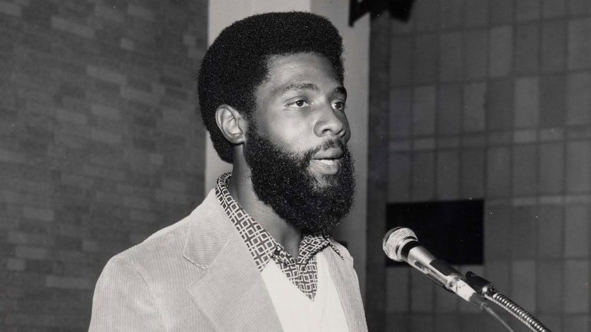 young professor anderson sports a beard