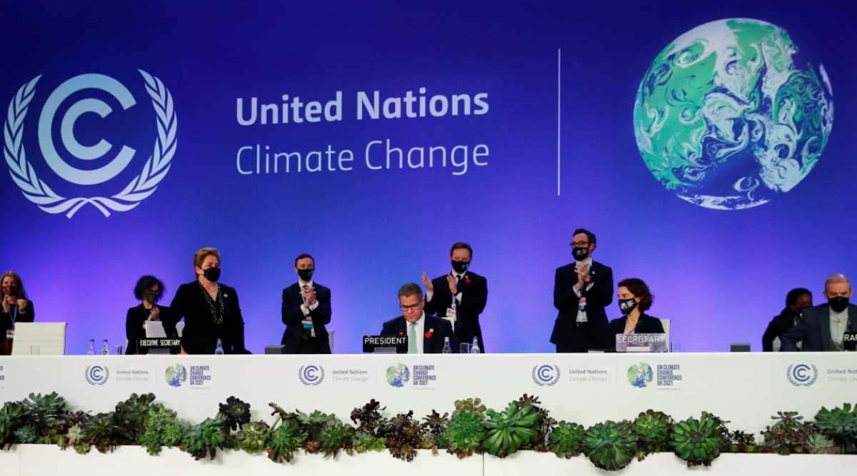 COP26 President Alok Sharma during the UN Climate Change Conference (COP26) in Glasgow, Scotland, Britain November 13, 2021. (Photo: REUTERS)