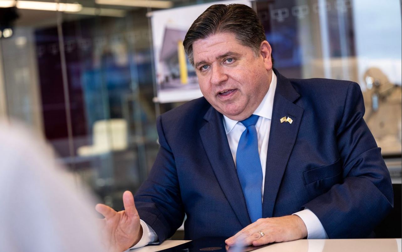 Illinois Governor J. B. Pritzker. Photo by Bloomberg
