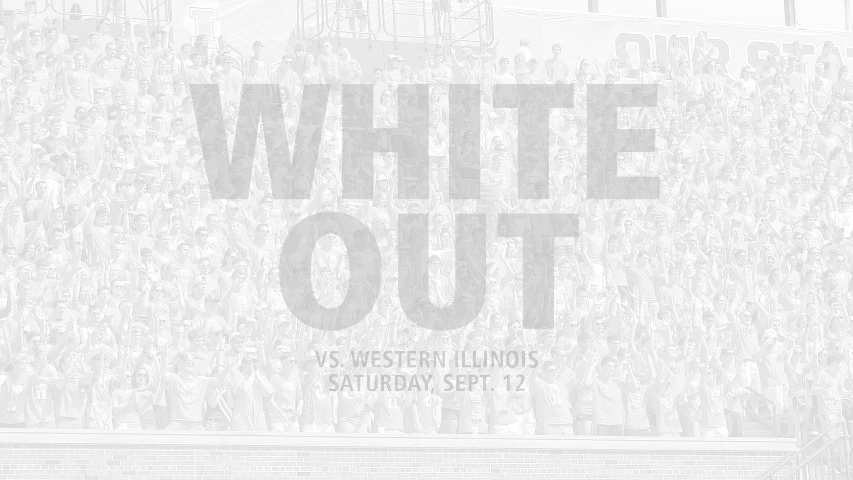 graphic image for the 'white out' promotion