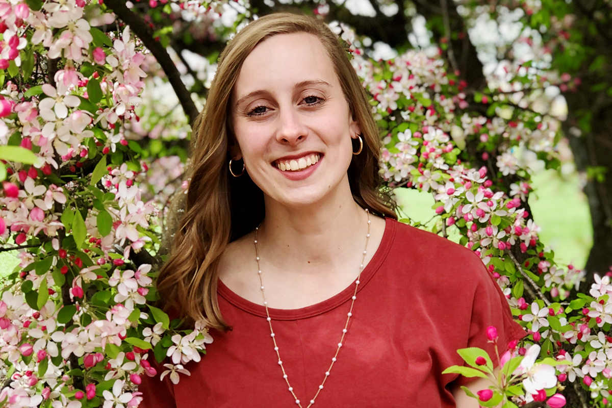 Grace Maloney is among nine University of Illinois Urbana-Champaign students and recent graduates offered an opportunity to pursue international education, research and teaching experiences via Fulbright grants. Photo by Cameron Kagel