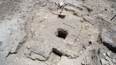 Aerial photograph of what researchers believe is a community structure, like a church or recreation center. Credit: Photo copyright ©2022 VOPA and Belize Institute of Archaeology, NICH.