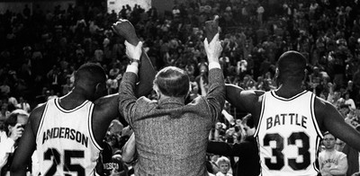 Archive photo of Illini basketball players