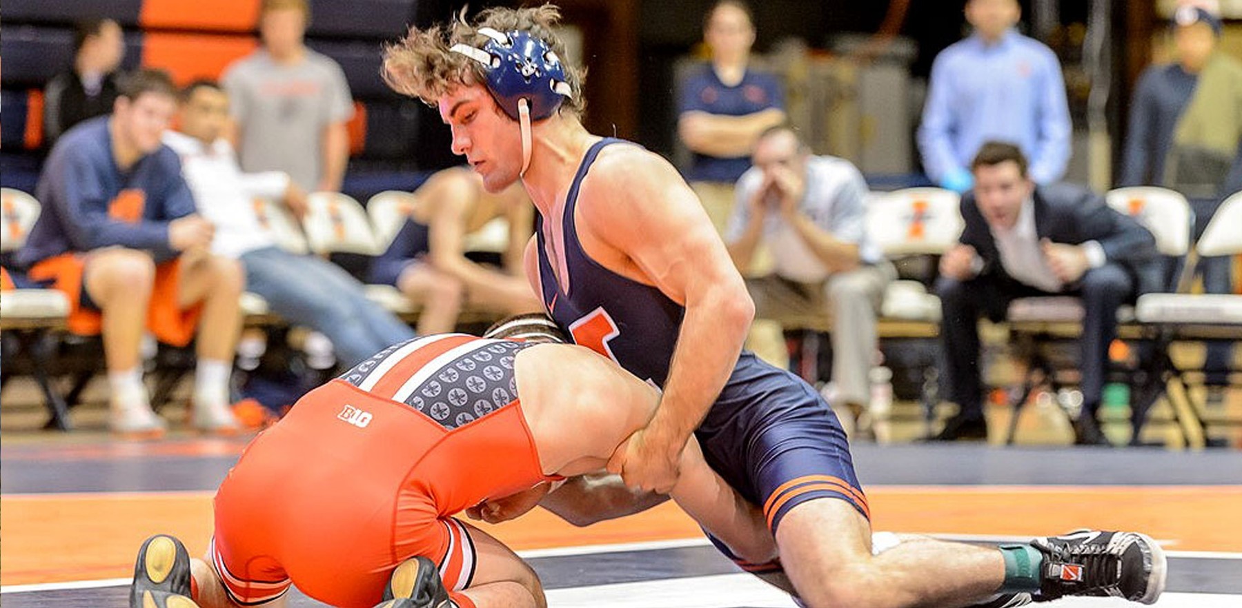 Illini wrestlers