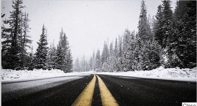 road in winter. Photo provided by PRI