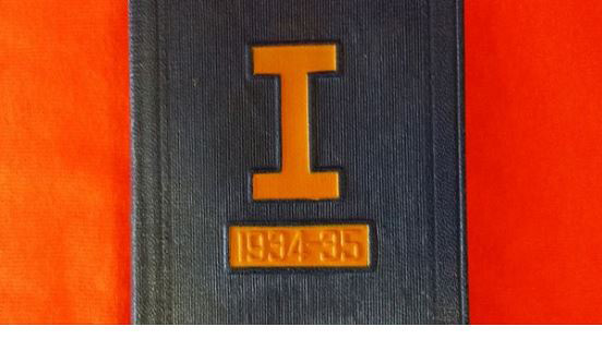 University of Illinois student handbook from the 1934 - 1935 school year