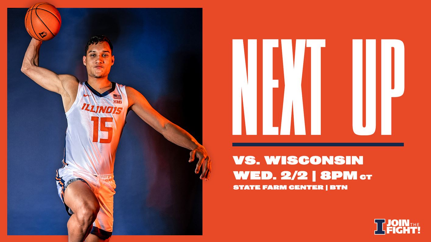Freshman R.J. Melendez featured on graphic promoting Wednesday night's game