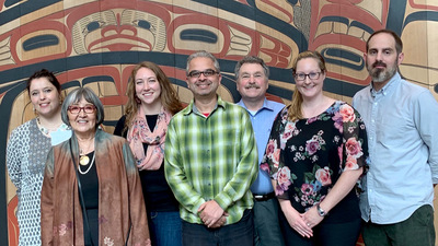 Research team led by Professor Ripan Malhi. Photo by Sealaska Heritage Institute