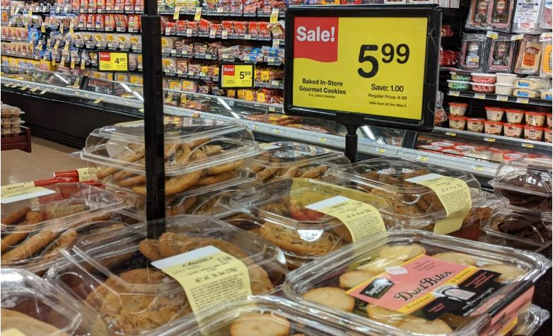 Shoppers at grocery stores have experienced a steep rise in prices over the past two years. Credit: Deanna Isaacs