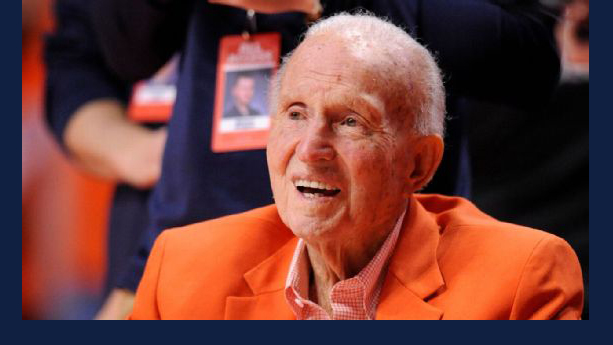 Lou Henson is the winningest men's basketball coach at both Illinois and New Mexico State and led both schools to Final Four appearances. Michael Allio/Icon Sportswire