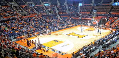State Farm Center during a Women's Basketball game