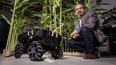 Agricultural and biological engineering professor Girish Chowdhary. Photo by L. Brian Stauffer