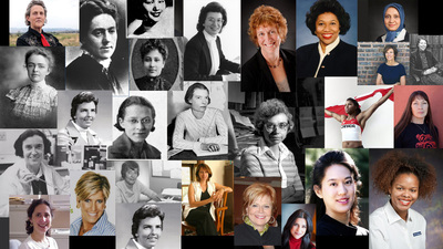 composite image of featured women