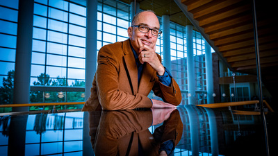 Robert Brunner, the associate dean for innovation and chief disruption officer at the Gies College of Business at the University of Illinois Urbana-Champaign.  Photo by Fred Zwicky