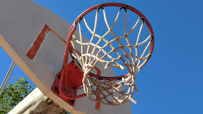 basketball hoop. Photo courtesy Daniel Santos