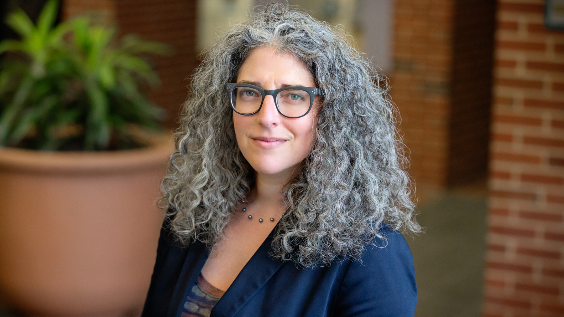 Lauren R. Aronson, an associate clinical professor of law and the director of the Immigration Law Clinic at the University of Illinois Urbana-Champaign College of Law.  Photo by L. Brian Stauffer