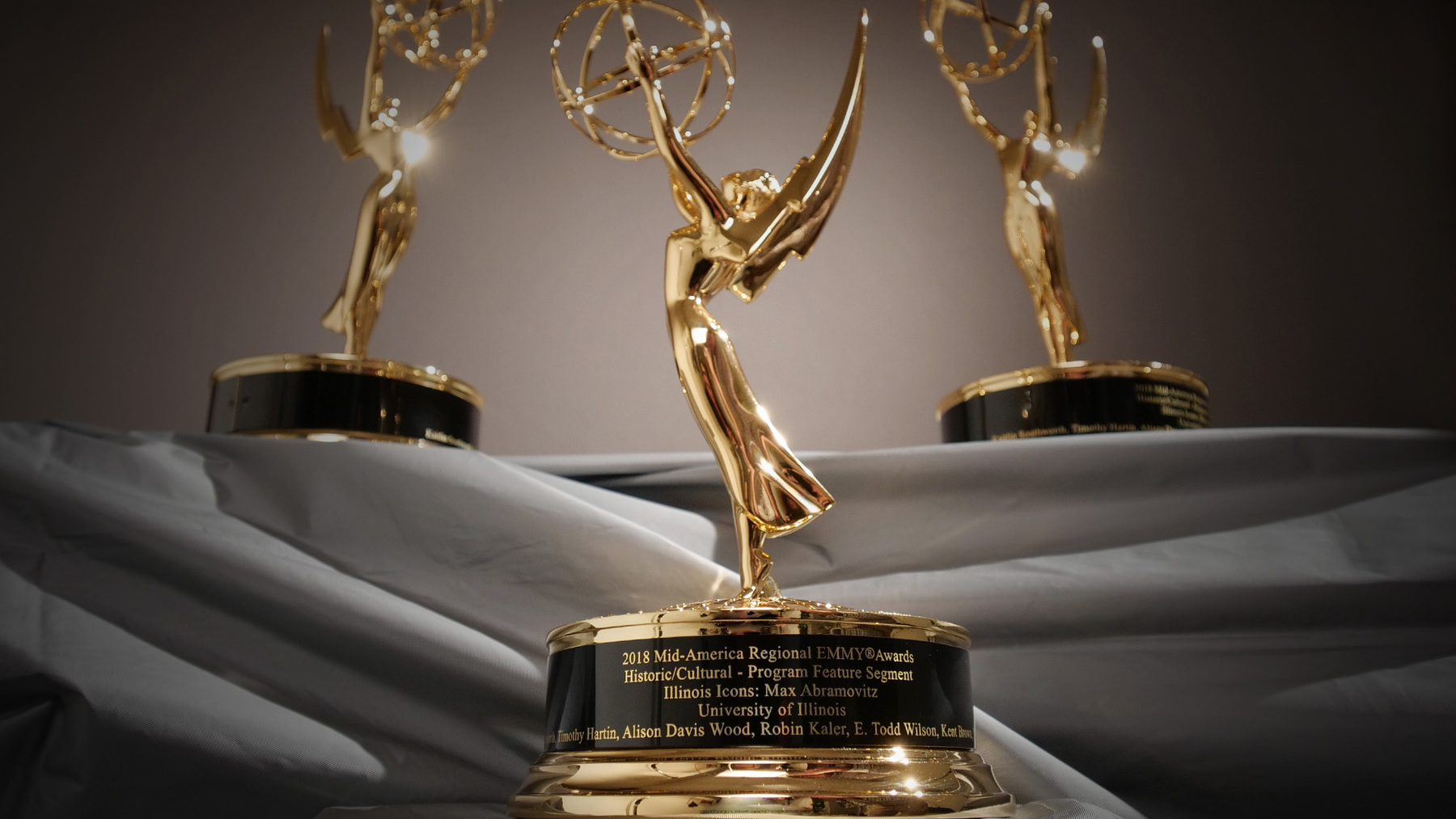 Midwest Regional Emmy Award statues